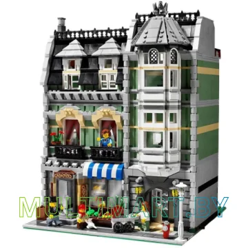 Конструктор Lepin 15008 Зеленая бакалейная лавка картинка 2